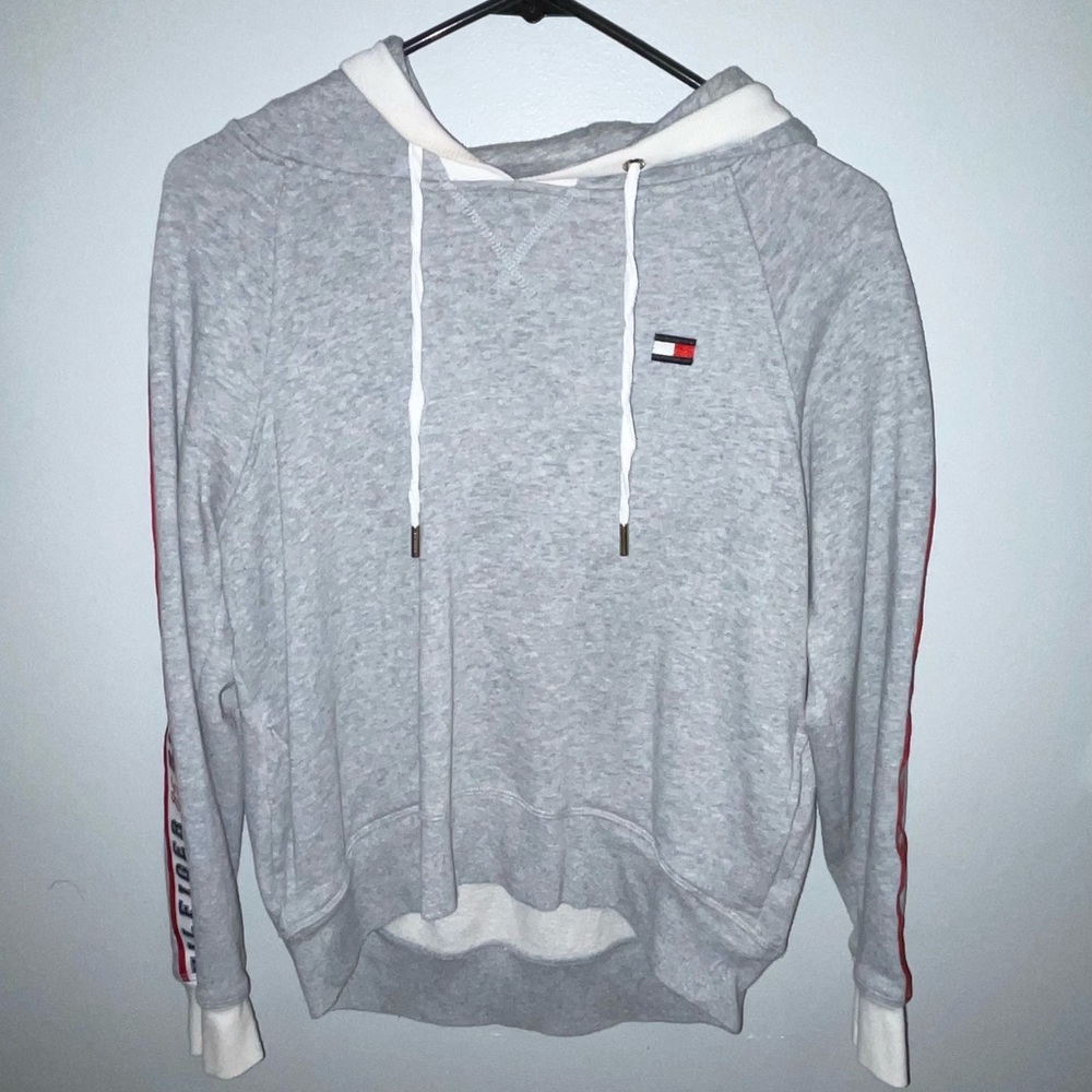 Small womens gray Tommy Hilfiger hoodie